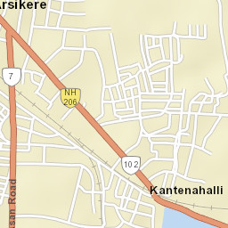 Arsikere Street Map