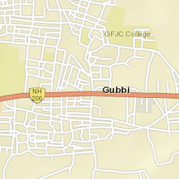 Gubbi Street Map