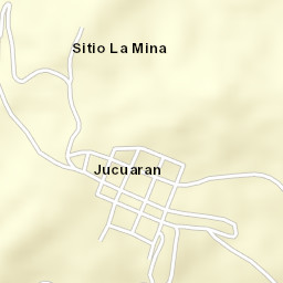 Jucuarán Street Map