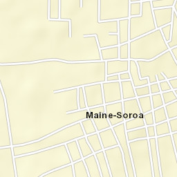 Maïné Soroa Street Map