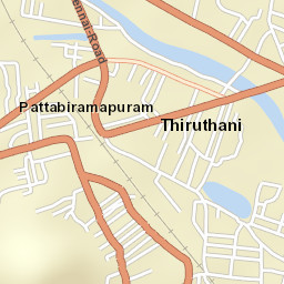 Thiruthani Street Map