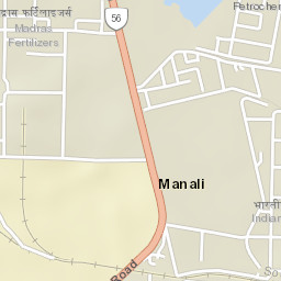 Manali Street Map