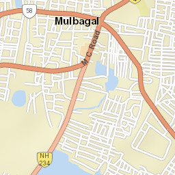 Mulbagal Street Map