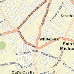 Bridgetown Street Map