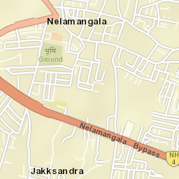 Nelamangala Street Map