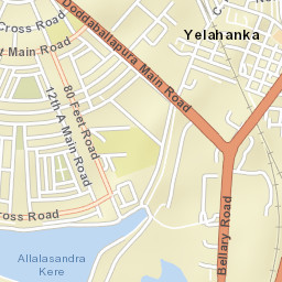 Yelahanka Street Map