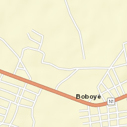 Boboye Department Street Map