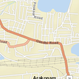 Arakkonam Street Map