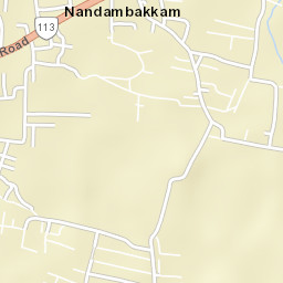 Nandambakkam Street Map