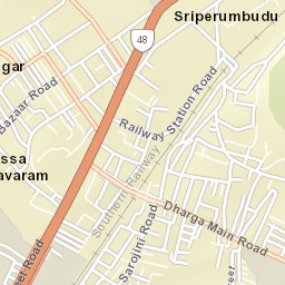 Pallavaram Street Map