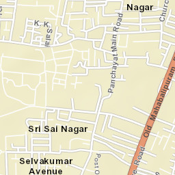 Perungudi Street Map