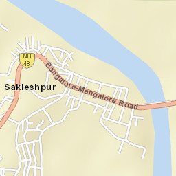 Sakleshpur Street Map