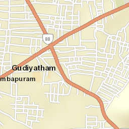 Gudiyatham Street Map