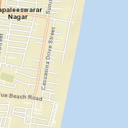 Neelankarai Street Map
