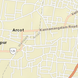 Arcot Street Map