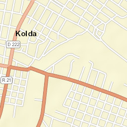 Kolda Street Map