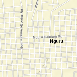 Nguru Street Map