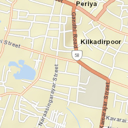 Kanchipuram Street Map
