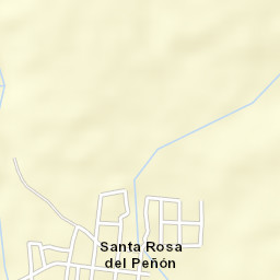 Santa Rosa del Peñón Street Map