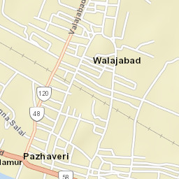 Wallajahbad Street Map