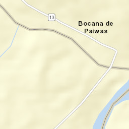 Bocana de Paiwas Street Map