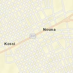 Nouna Street Map