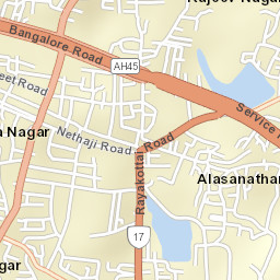 Hosur Street Map