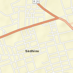 Sédhiou Street Map