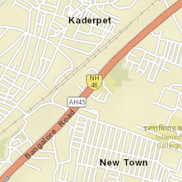 Vaniyambadi Street Map