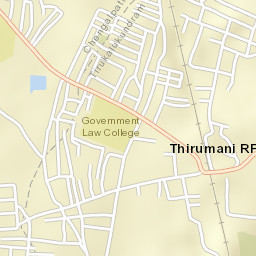 Kancheepuram Street Map