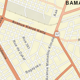 Bamako Street Map