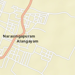 Alangayam Street Map
