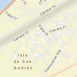San Andrés Street Map