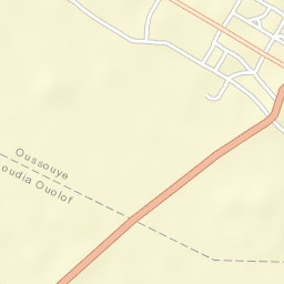 Oussouye Street Map