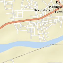 Kushalnagar Street Map