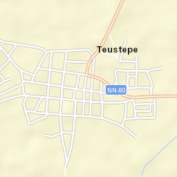 Teustepe Street Map