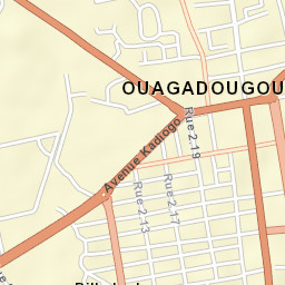 Ouagadougou Street Map