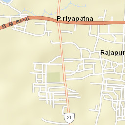 Piriyapatna Street Map