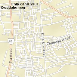Hunsur Street Map