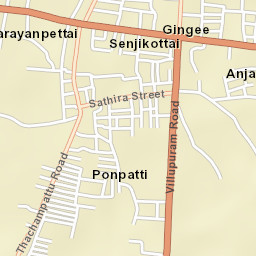 Gingee Street Map