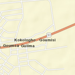 Kokologo Street Map