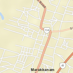 Marakkanam Street Map