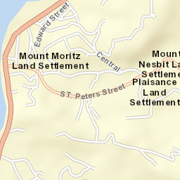 Gouyave Street Map