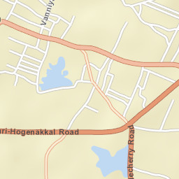 Pennagaram Street Map