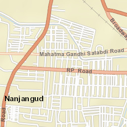 Nanjangud Street Map