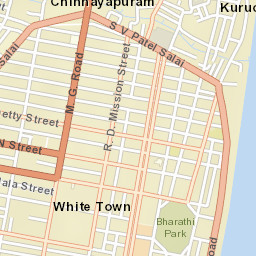Puducherry Street Map
