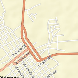 Diriamba Street Map
