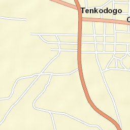 Tenkodogo Street Map