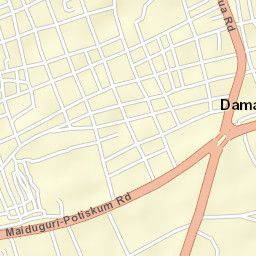 Damaturu Street Map
