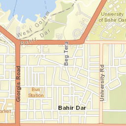 Bahir Dar Street Map